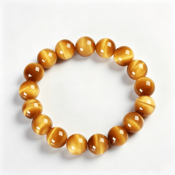 Tiger's Eye Bracelet | Natural Handmade Gemstone Gift for Men | Koreli