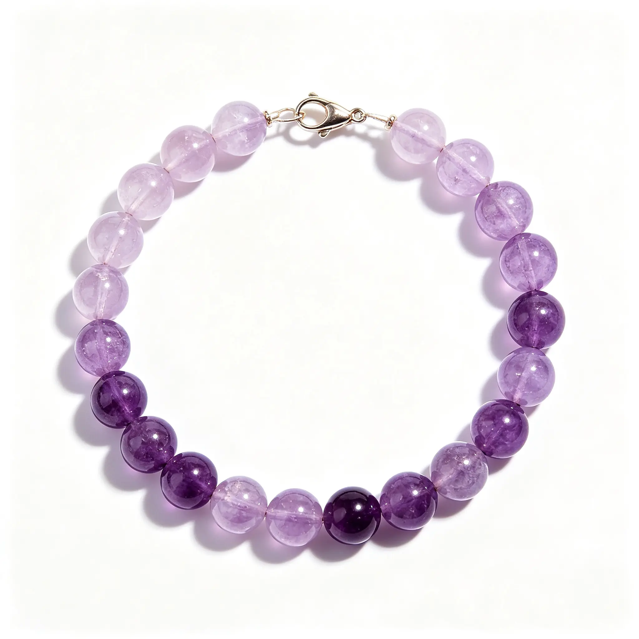 Amethyst Bracelet | Natural Calming Purple Crystal Jewelry | Koreli